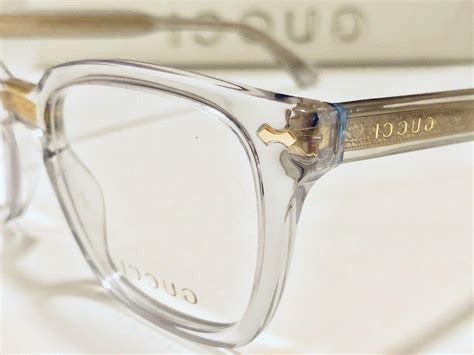 gucci clear eye glasses|gucci clear prescription glasses.